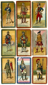 1888 N303 Mayo "Costumes of Warriors and Soldiers" Complete Set (19) 